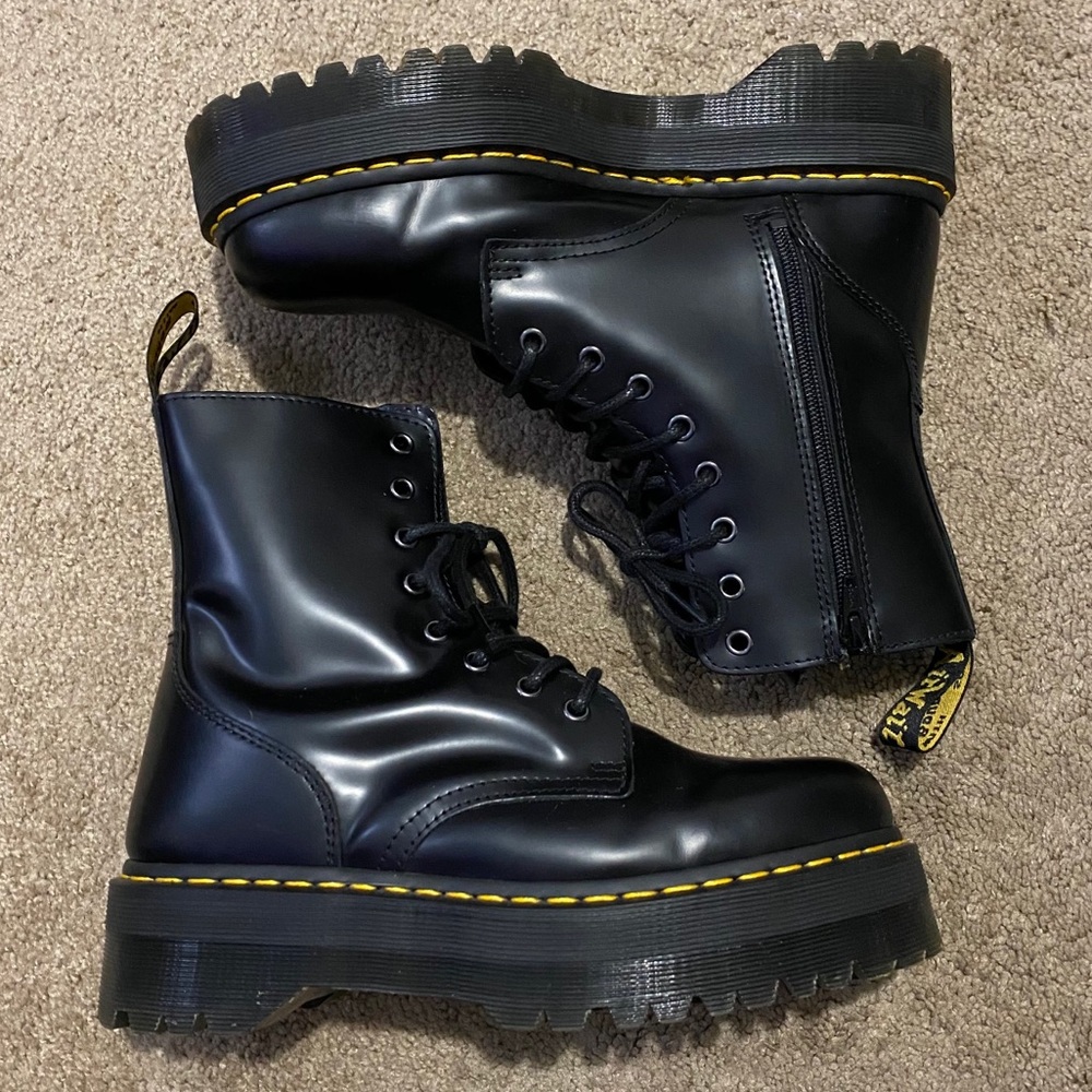 Dr. Martens Jadon Smooth Leather Platform Boots